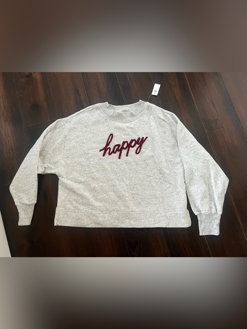Heather Gray soft slouch Sweatshirt